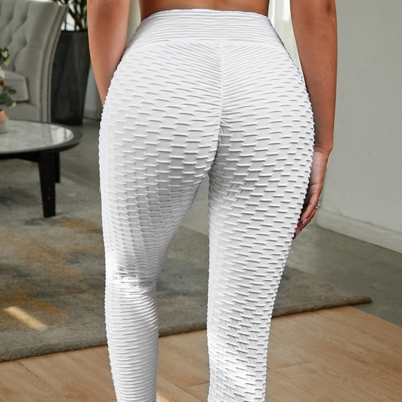 jaycieonposh Pants - White high waist scrunch butt leggings